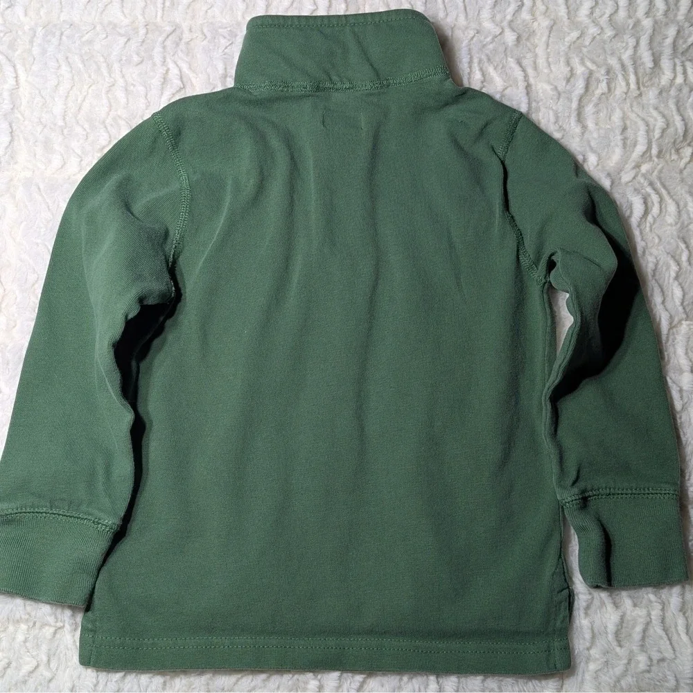 Crewcuts Half Zip Pullover Sweatshirt |‎ Boys XXS (2T) | Green